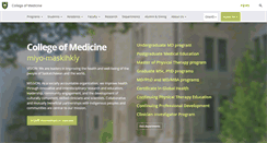 Desktop Screenshot of medicine.usask.ca