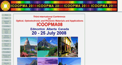 Desktop Screenshot of icoopma2008.usask.ca