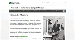 Desktop Screenshot of computermuseum.usask.ca