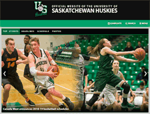 Tablet Screenshot of huskies.usask.ca