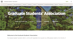 Desktop Screenshot of gsa.usask.ca