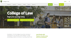 Desktop Screenshot of law.usask.ca