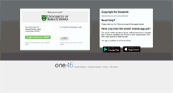 Desktop Screenshot of one45.usask.ca