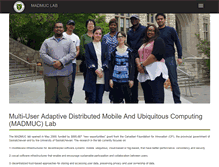 Tablet Screenshot of madmuc.usask.ca