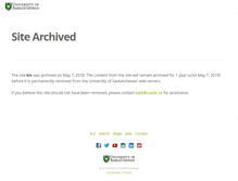 Tablet Screenshot of kis.usask.ca