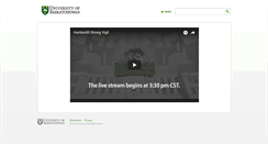 Desktop Screenshot of live.usask.ca