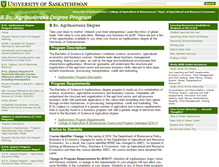 Tablet Screenshot of agbus.usask.ca